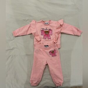 Moschino baby 2 piece suite